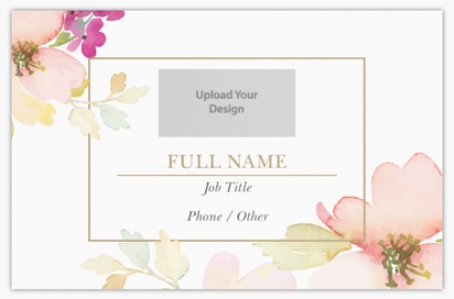 Design Preview for Design Gallery: Beauty Consulting & Pampering Ultra-Thick Business Cards, Standard (85 x 55 mm)