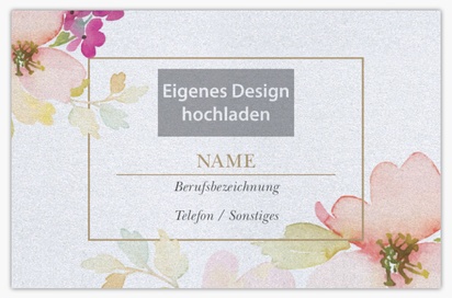 Designvorschau für Designgalerie: Perlglanz-Visitenkarten Schönheit & Wellness