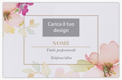 Anteprima design per Galleria di design: biglietti da visita carta effetto lino per elegante
