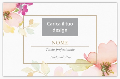 Anteprima design per Galleria di design: biglietti da visita standard per fiori e foglie, Standard (85 x 55 mm)