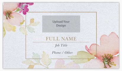 Design Preview for Beauty & Spa Pearl Business Cards Templates, Standard (3.5" x 2")