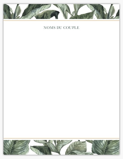 Aperçu du graphisme pour Galerie de modèles : Blocs-notes, 4 x 5.5 po