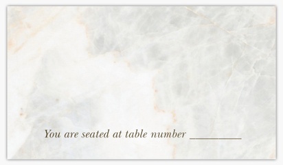 A place card table card gray white design for Season