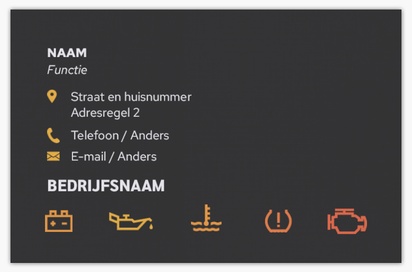 Voorvertoning ontwerp voor Ontwerpgalerij: Auto en transport Linnen visitekaartjes
