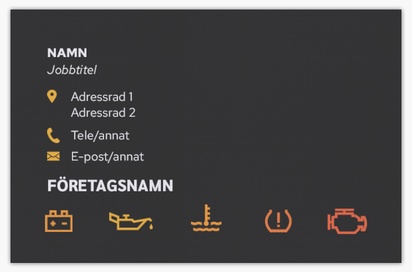 Förhandsgranskning av design för Designgalleri: Fordon & transport Visitkort med linneyta
