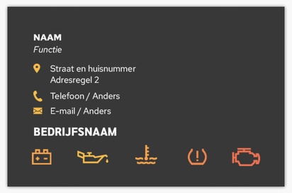 Voorvertoning ontwerp voor Ontwerpgalerij: Auto en transport Visitekaartjes met spot-UV