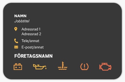 Förhandsgranskning av design för Designgalleri: Fordon & transport Visitkort med rundade hörn, Rundade Standard (85 x 55 mm)