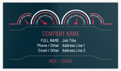 Design Preview for Car Wash & Valeting Standard Business Cards Templates, Standard (3.5" x 2")