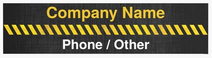 Design Preview for Design Gallery: Paving Plastic Signs, 152 x 610 mm