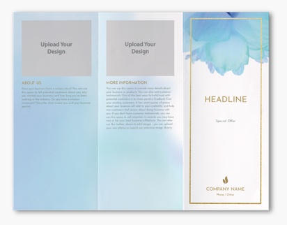 Design Preview for Design Gallery: Skin Care Custom Brochures, 8.5" x 11" Z-fold
