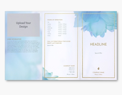 Design Preview for  Custom Brochures Templates, 9" x 16" Tri-fold