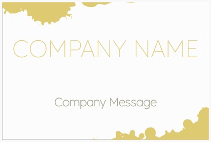 A gold dipped foil yellow gray design for General Party