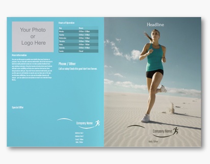 Design Preview for Design Gallery: Medical Professionals Custom Brochures, 11" x 17" Bi-fold