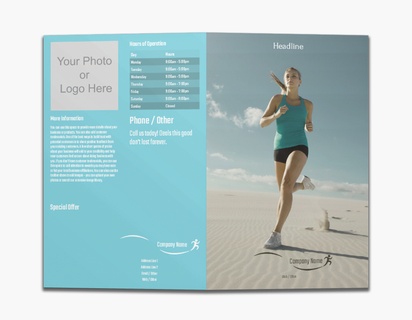 Design Preview for Design Gallery: Medical Professionals Custom Brochures, 8.5" x 11" Bi-fold