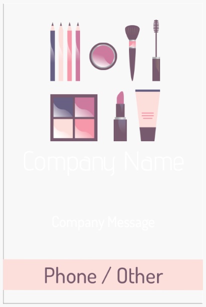 A makeup borstel gray pink design for Modern & Simple