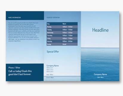 Design Preview for Health & Wellness Custom Brochures Templates, 8.5" x 14" Tri-fold
