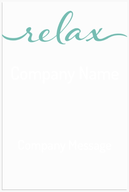 Design Preview for Elegant Acrylic Signs Templates, 24" x 36"