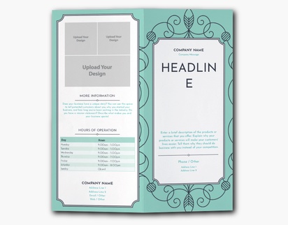 Design Preview for Design Gallery: Event Planning & Entertainment Custom Brochures, 9" x 8" Bi-fold