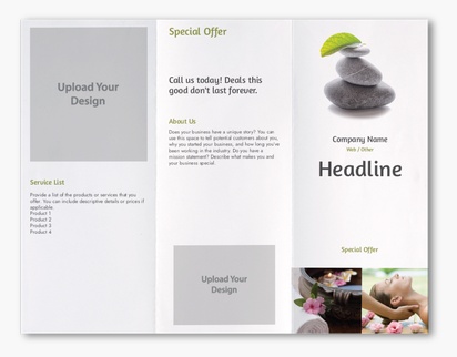 Design Preview for Design Gallery: Massage & Reflexology Custom Brochures, 8.5" x 11" Z-fold