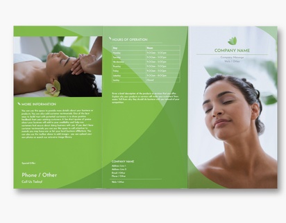 Design Preview for Design Gallery: Skin Care Custom Brochures, 8.5" x 14" Tri-fold