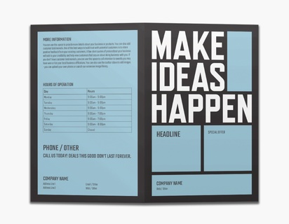 Design Preview for Design Gallery: Personal Training Custom Brochures, 8.5" x 11" Bi-fold