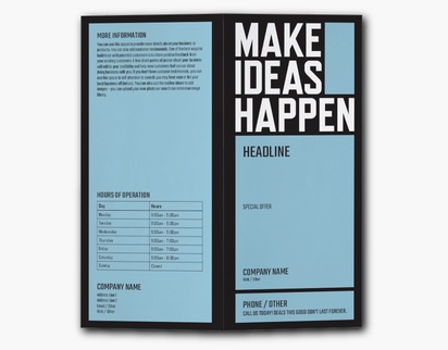 Design Preview for Design Gallery: Personal Training Custom Brochures, 9" x 8" Bi-fold