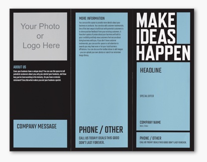 Design Preview for Design Gallery: Health & Wellness Custom Brochures, 8.5" x 11" Z-fold
