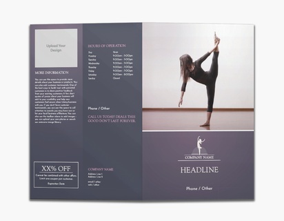 Design Preview for Design Gallery: Art & Entertainment Custom Brochures, 8.5" x 11" Bi-fold
