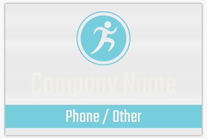 Design Preview for Design Gallery: Sports & Fitness Window Stickers