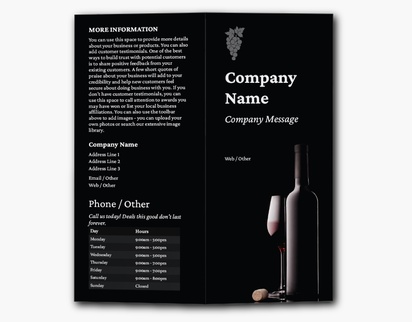 A wine bottle black gray design for Modern & Simple