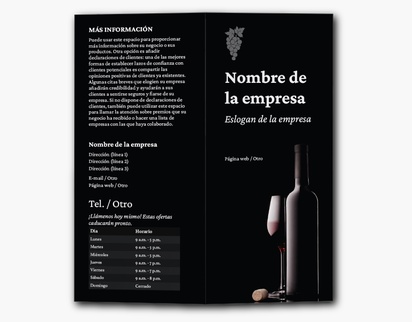 Un vino botella diseño negro gris para Moderno y sencillo