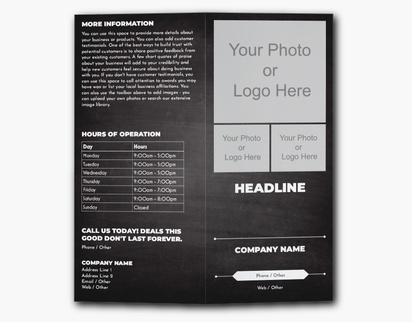 Design Preview for Conservative Custom Brochures Templates, 9" x 8" Bi-fold