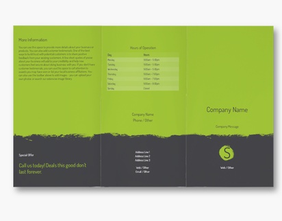 Design Preview for Design Gallery: Art Galleries Custom Brochures, 8.5" x 14" Tri-fold