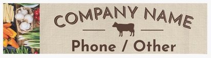 Design Preview for Design Gallery: Agriculture & Farming Plastic Signs, 152 x 610 mm
