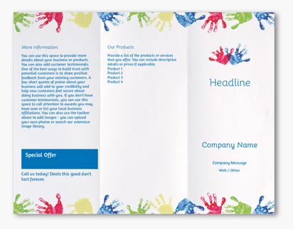 Design Preview for Foster Services & Adoption Custom Brochures Templates, 8.5" x 11" Z-fold