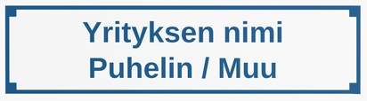 Mallin esikatselu Mallivalikoima: Laki & Politiikka Muovikyltit, 152 x 610 mm