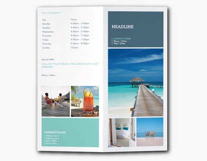 Design Preview for Design Gallery: Travel Agencies Custom Brochures, 9" x 8" Bi-fold