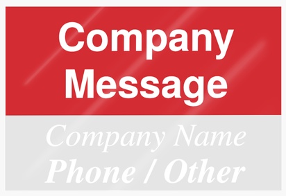 Design Preview for Design Gallery: Property & Estate Agents Car Window Stickers, 50 x 75 cm Transparent