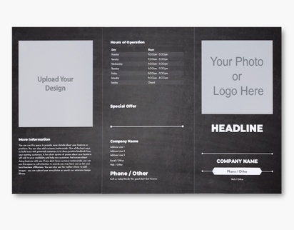 Design Preview for Design Gallery: Modern & Simple Custom Brochures, 9" x 16" Tri-fold