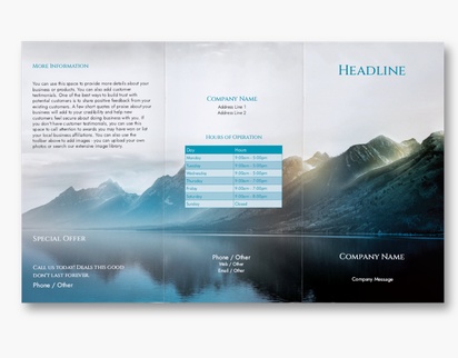 Design Preview for Design Gallery: Religious & Spiritual Custom Brochures, 8.5" x 14" Tri-fold