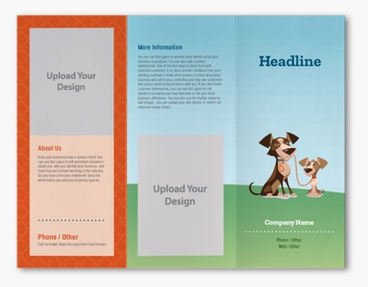 Design Preview for Design Gallery: Pet Training Custom Brochures, 8.5" x 11" Z-fold