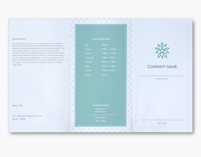 Design Preview for Design Gallery: Medical Professionals Custom Brochures, 9" x 16" Tri-fold