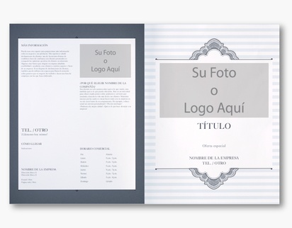 Un rayas vendimia diseño blanco gris para Eventos con 2 imágenes