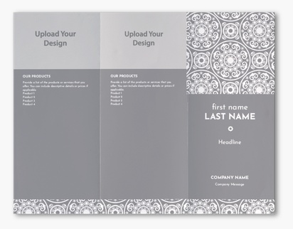 Design Preview for  Custom Brochures Templates, 8.5" x 11" Z-fold