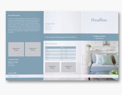 Design Preview for Design Gallery: Furniture & Home Goods Custom Brochures, 8.5" x 14" Tri-fold