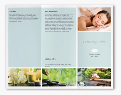 Design Preview for Design Gallery: Massage & Reflexology Custom Brochures, 8.5" x 11" Z-fold