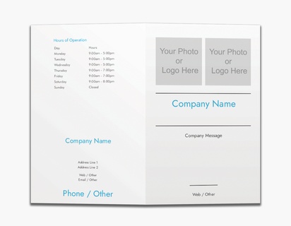 Design Preview for Design Gallery: Modern & Simple Custom Brochures, 8.5" x 11" Bi-fold