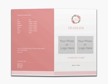 Design Preview for Design Gallery: Hair Salons Custom Brochures, 8.5" x 11" Bi-fold