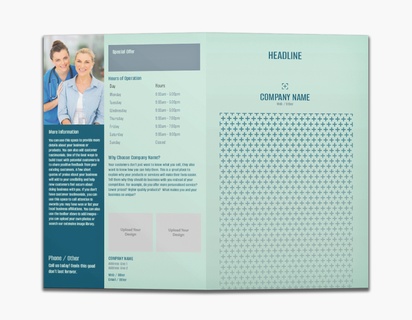 Design Preview for Design Gallery: Dentistry Custom Brochures, 8.5" x 11" Bi-fold