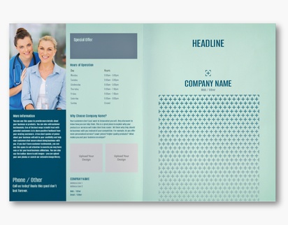 Design Preview for Design Gallery: Dentistry Custom Brochures, 11" x 17" Bi-fold